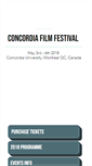 Mobile Screenshot of concordiafilmfestival.com